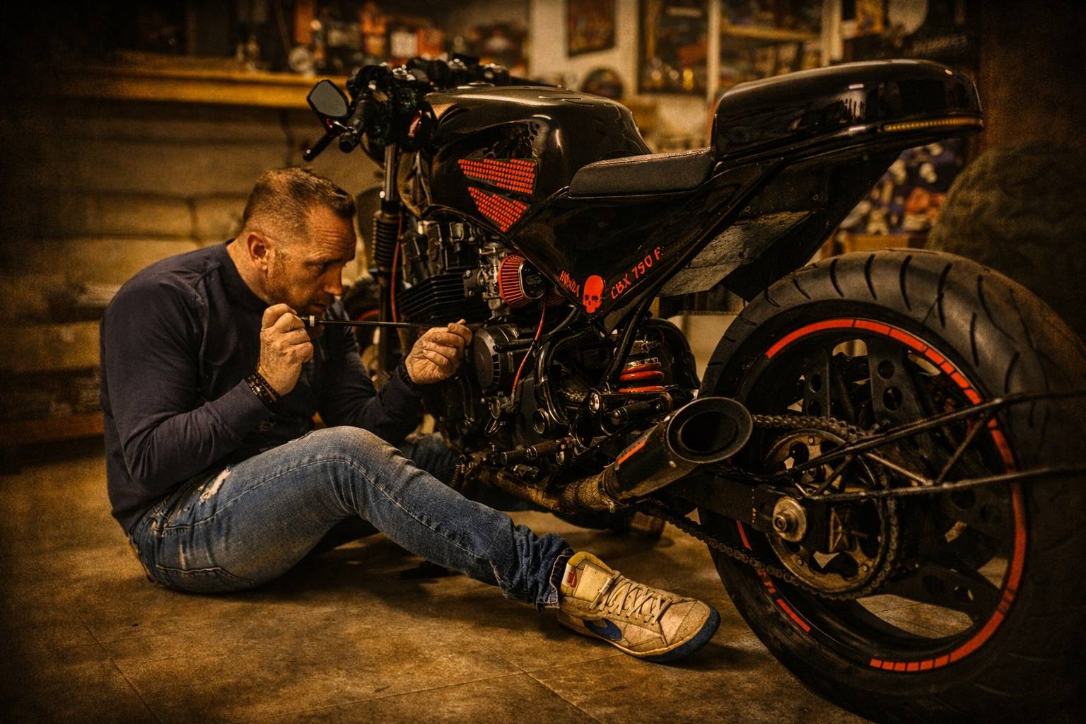 Barber Garage – atmosfera officina